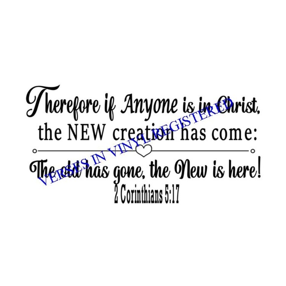 Custom Vinyl Bible Verse Wall decals, signs - Picture 1 of 1